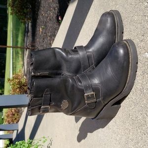 Harley-Davidson Leather Moto Boots